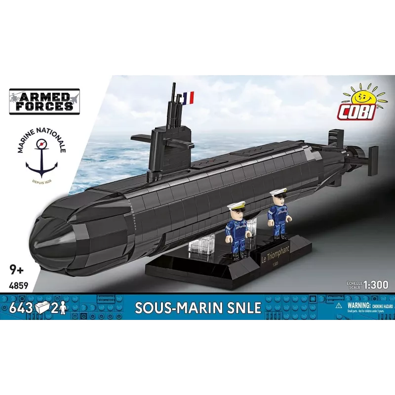 Cobi Blocks Sous-Marin SNLE constructieset — 643 onderdelen