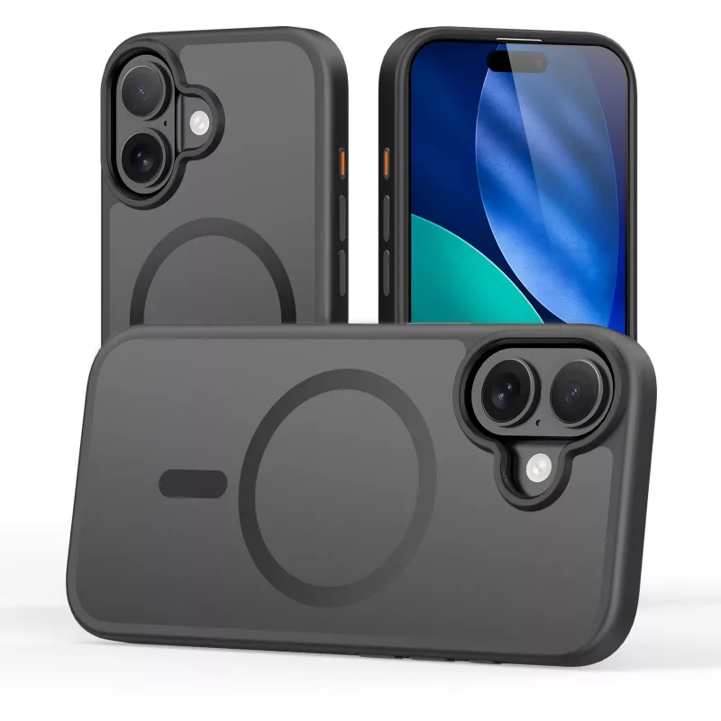 nevox StyleShell Invisio - iPhone 17 6.3 compatibel met MagSafe zwart (2542)