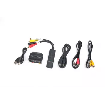 Gembird UVG-002 audio/video-grabber (composite video/stereo RCA/SCART-S-video, USB 3.0)
