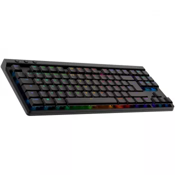 Logitech G G515 - toetsenbord - LIGHTSPEED - TKL - achtergrondverlichting - draadloos - 2,4 GHz, Bluetooth, USB - QWERTZ - Duits - toetsenschakelaars: GL Li