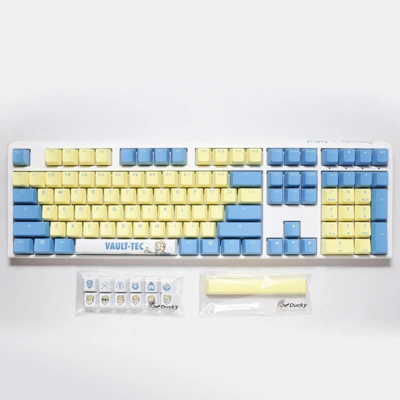 Ducky x Fallout Vault-Tec Limited Edition One 3 gaming toetsenbord + muismat - MX-Silent-Red (US)