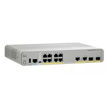 Cisco - Catalyst 2960CX-8TC-L - switch - managed - 8 x 10/100/1000 + 2 x SFP + 2 x 10/100/1000 (uplink) desktop rack-montabel