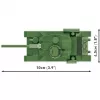 Bouwset Cobi T-34-85 tankmodel — 110 onderdelen, leeftijd 6+, groen