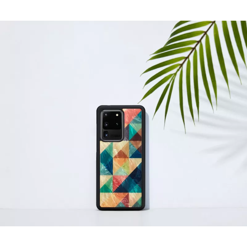 Hoes iKins voor Samsung Galaxy S20 Ultra, Mosaic zwart