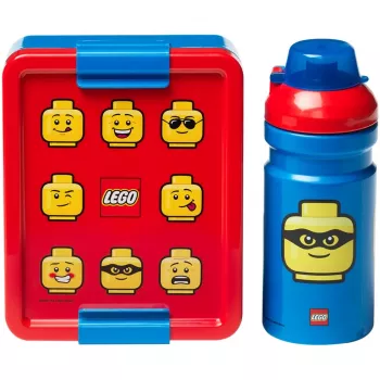 Lunchset LEGO 40580001 Bright Blue – kinderborddoos en drinkfles-set