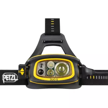 Hoofdlamp Petzl Duo S zwart geel