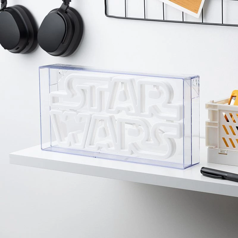 LED-neonlamp Paladone Star Wars design PP13123SW — decoratief LED-bord voor muur of plank