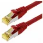 Netwerkkabel Helos Cat 6a S/FTP 0,5 m rood