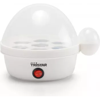 Eierkoker Tristar EK-3074 — capaciteit 7 eieren, 350 W, transparant/wit