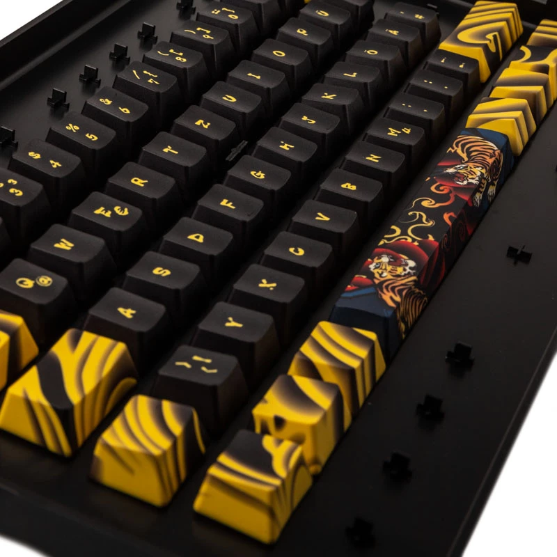 Toetskapjesset Triton TIGER SKETCH Limited — PBT-materiaal, Duitse layout (DE)