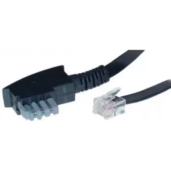 Telefoonkabel ShiverPeaks BS70166 6 m zwart