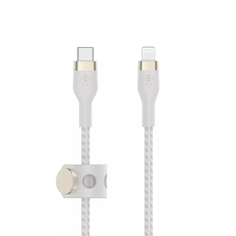 Belkin BOOST CHARGE - Lightning-kabel - 24 pin USB-C mannelijk naar Lightning mannelijk - 1 m - wit - voor Apple iPad/iPhone/iPod (Lightning)