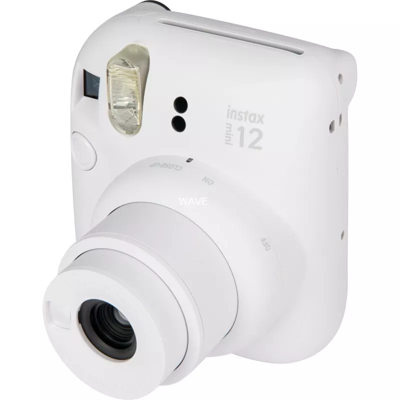 Instantcamera Fujifilm Instax Mini 12 wit — 86×54 mm prints, 60 mm brandpuntsafstand, AA-batterij