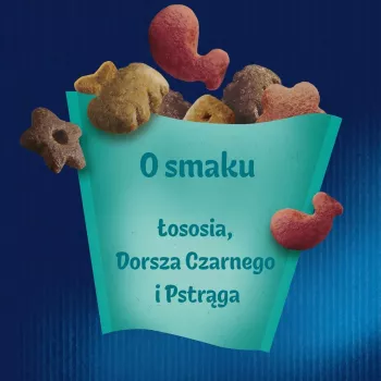 Kattensnack Felix Party Mix Ocean Mix zak 60 g – snack voor volwassen katten