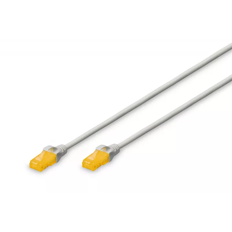 DIGITUS CAT 6A U/UTP slanke patchkabel RJ-45 Cat6a 2m grijs
