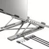 UNITEK VERSTELBARE LAPTOPSTAND + HUB
