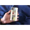 man and wood smartphonehoesje voor iPhone X/XS — wit