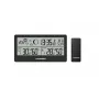 Weerstation BLAUPUNKT WS20BK — display voor binnen-/buitentemperatuur & luchtvochtigheid, zwart, 1 sensor, LCD, batterijgevoed