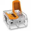WAGO 221-612 - recht - 450 V - oranje - transparant - EN 60664