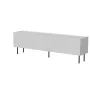 TV-kast cama meble LUCCA 4D, 2000×400×590 mm, wit, spaanplaat blad