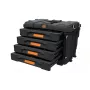 Gereedschapskist KETER DIY ROC Pro Gear 4 Drawers Unit XL met 4 lades, technopolymeer, 25 L
