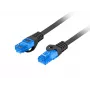 LANBERG Cat6a S/FTP RJ-45 netwerkkabel PCF6A-10CC-0500-BK, 5 m, LSZH, 26 AWG, CCA, zwart