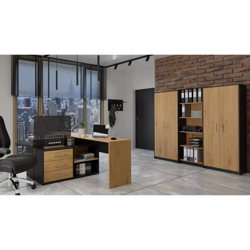 Topeshop OLIV 2D ANT/ART KPL boekenkast