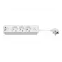 Goobay 3-voudig stopcontact met schakelaar en USB, 1,5m kabel, type F