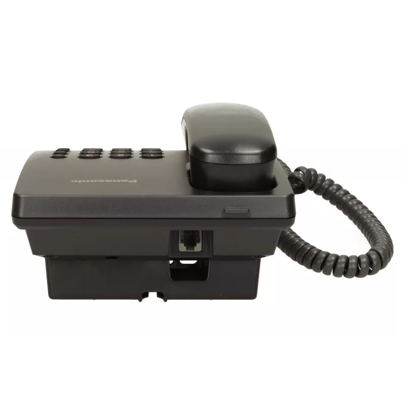 Snoertelefoon Panasonic KX-TS500 zwart met nummerweergave en handsfree functie