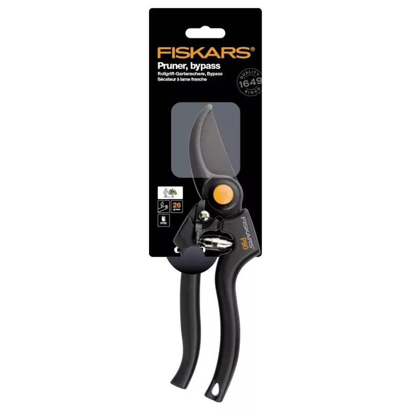 Fiskars 111960 takkenschaar bypass zwart
