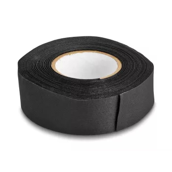 DeLOCK stofband 25 m x 25 mm scheurbaar zelfklevend zwart