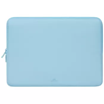 Laptophoes Rivacase Riva Szuzuka 15,6 inch Pastelblauw, gevoerde beschermhoes