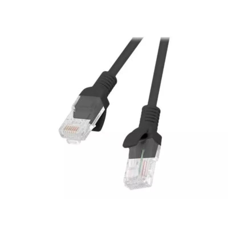 Netwerkkabel LANBERG PCU5-10CC-0200-BK RJ-45 Cat5e U/UTP 2 m zwart