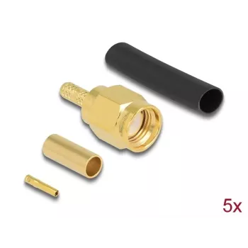 RP-SMA-stekker DeLOCK 90042 voor crimpen RG-174 RG-316