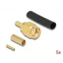RP-SMA-stekker DeLOCK 90042 voor crimpen RG-174 RG-316