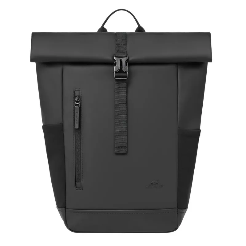 Rugzak Rivacase 7826 Eden 14 ECO zwart rolltop voor 14-inch laptops