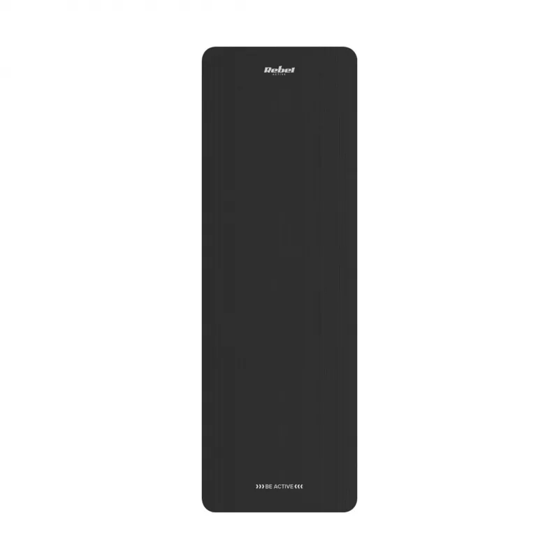 Rebel Active RBA-3151-BK gymnastiekmat, TPE, 183 x 61 cm, 6 mm, zwart