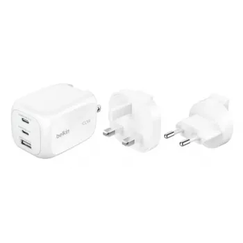 Wandlader Belkin BOOSTCHARGE 100W 2C1A WCH016HQWH met verwisselbare stekker