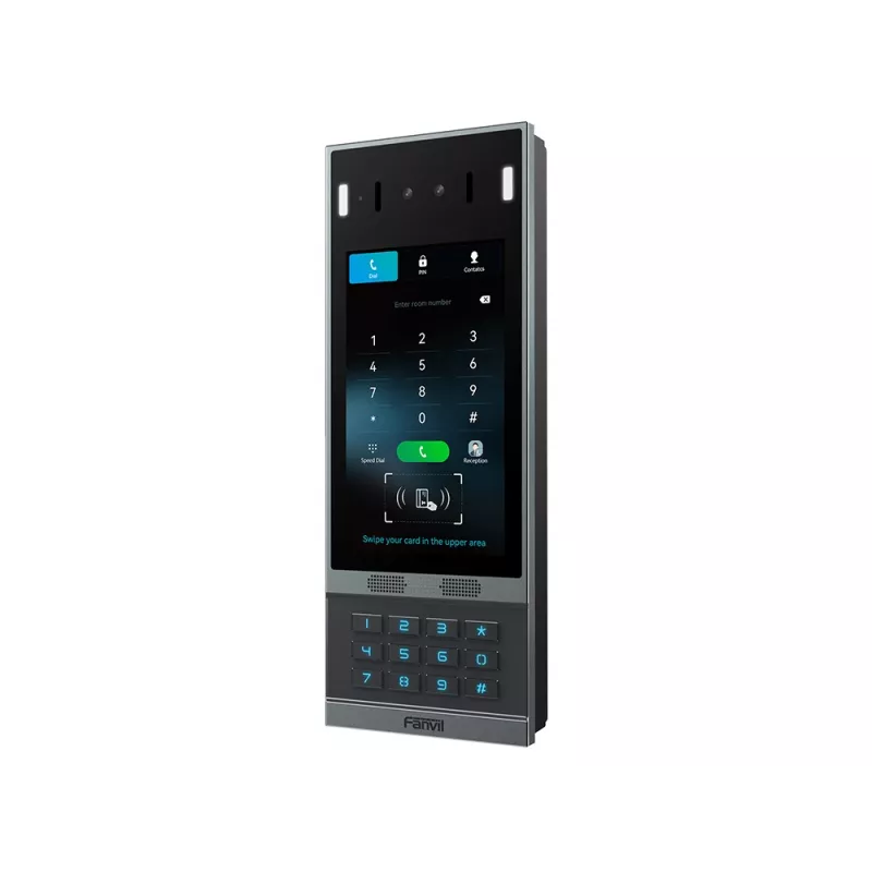 Fanvil i67 videodeurintercom 2 MP 17,8 cm (7 inch) zwart, grijs