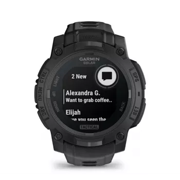Smartwatch GARMIN Instinct 3 45mm Solar Tactical Edition zwart — 45 mm, solarlaadfunctie, GPS, hartslagmeter