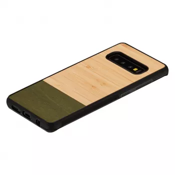 Smartphonehoesje man and wood voor Galaxy S10 — Bamboo Forest zwart