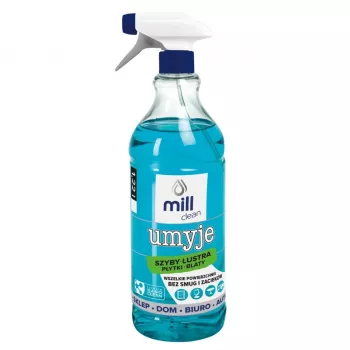 Glas- en tegelreiniger Mill CLEAN Umyje, 1,22 L, voor ramen, spiegels en keramiek