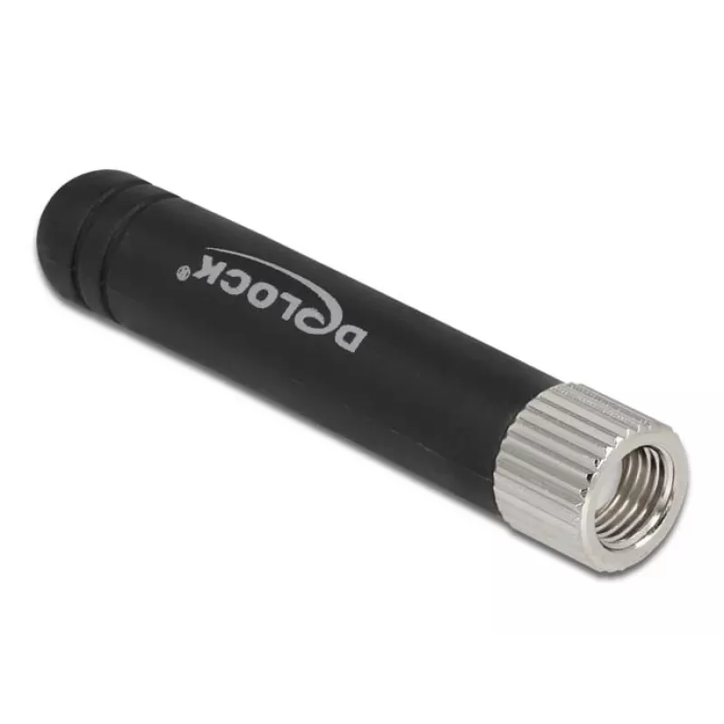 Delock WLAN 802.11 b/g/n antenne RP-SMA stekker 1,7 - 3,7 dBi zwart