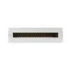 Lanberg AK-VDP103-S 19-inch 3U spanningsverdeelpaneel met DIN TS-35-rail, grijs