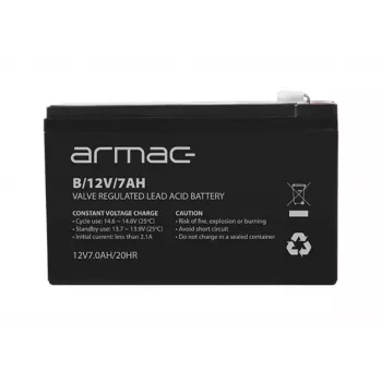 USV-accu ARMAC B/12V/7AH — lood-zuur-vlies 12V 7Ah, 110A max. ontlaadstroom, ABS-behuizing