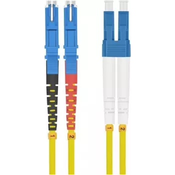 LWL-patchkabel helos E2000 1 m, 9/125 µm OS2, geel