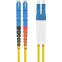 LWL-patchkabel helos E2000 1 m, 9/125 µm OS2, geel