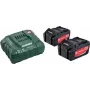 Metabo 685050000 Basic-Set, set met 2 accu's 4,0 Ah 18 V en lader
