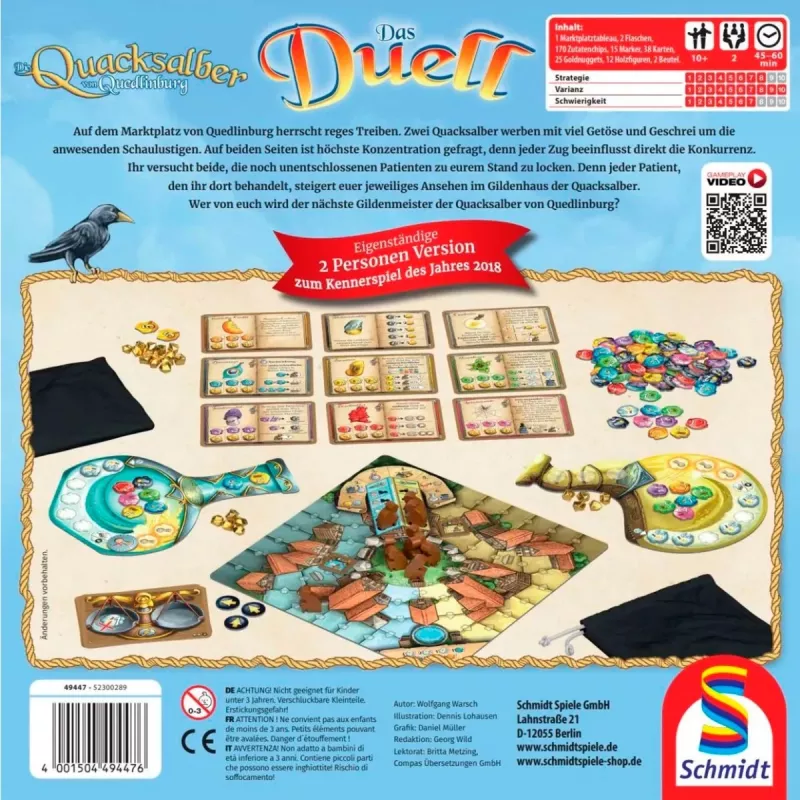 De kwakzalvers van Quedlinburg - Het duel, bordspel