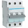 Hager MCN340. Aantal polen: 3P. Netfrequentie: 50/60 Hz, nominale stroom: 40 A (MCN340)